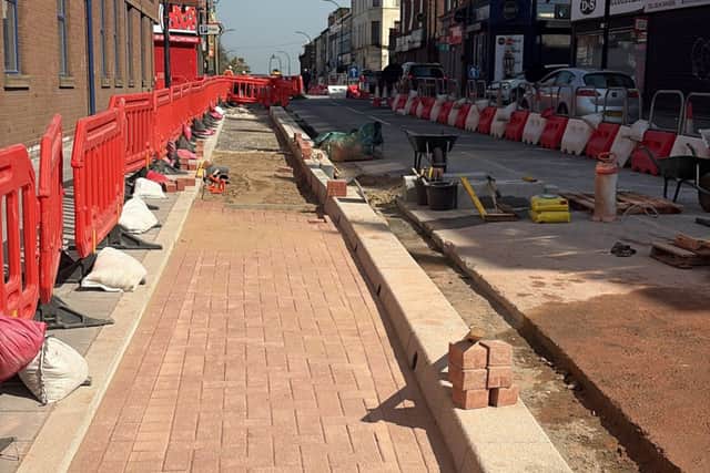 The bike lane works in Attercliffe are set to last until the end of the year.