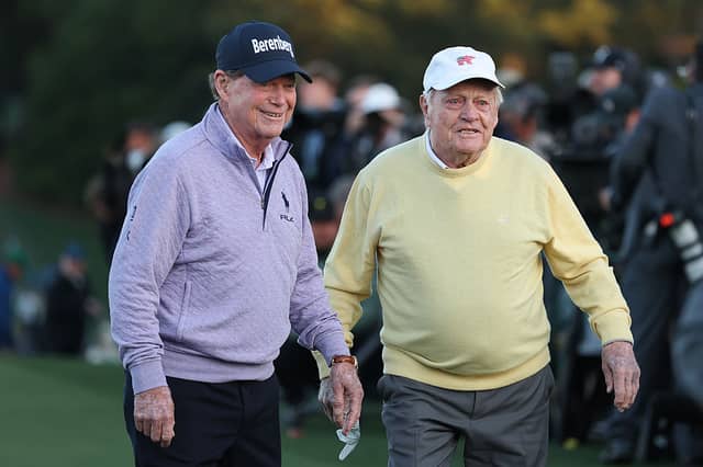 Honorary Starters Tom Watson and Jack Nicklaus.