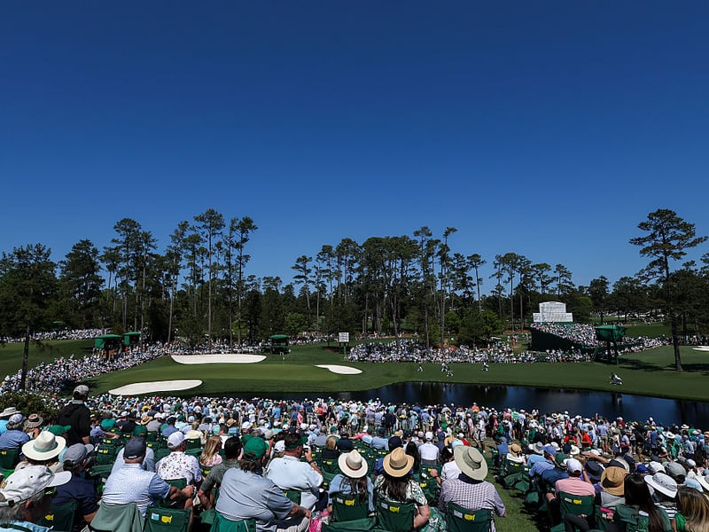 A general view of the 16th hole.