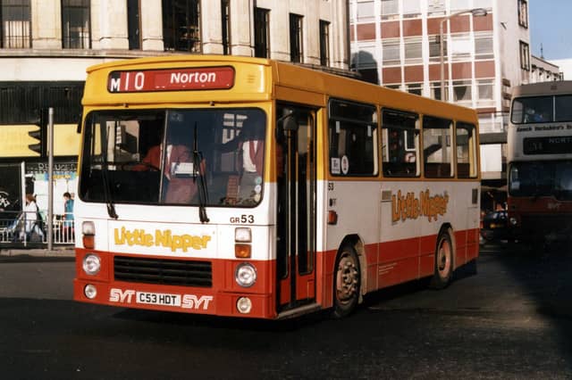 A Little Nipper bus in Sheffield in 1998