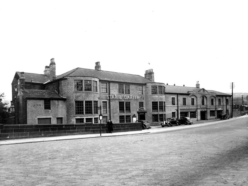 The Star and Garter Hotel on Bridge Road pictured in July 1938. The name comes from the Order of the Garter of which the star is part of the insignia.