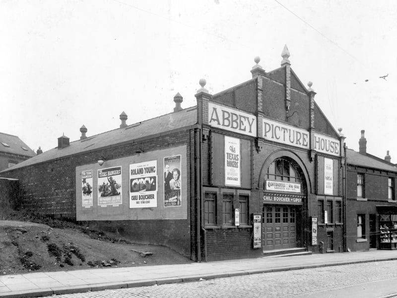 Abbey Picture House on Abbey Road pictured in August 1937. It closed on October 8, 1960.