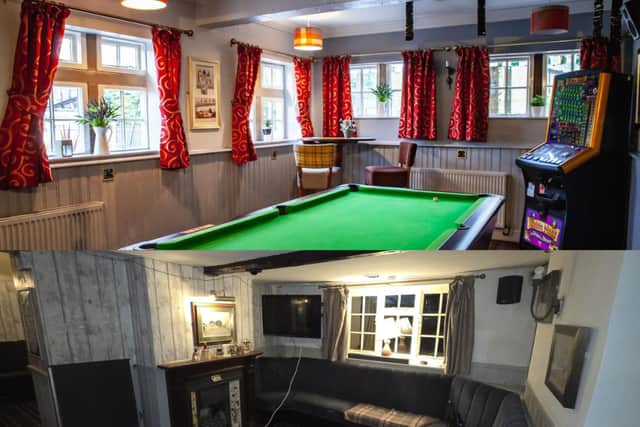 Before and after transformation - The Red Lion