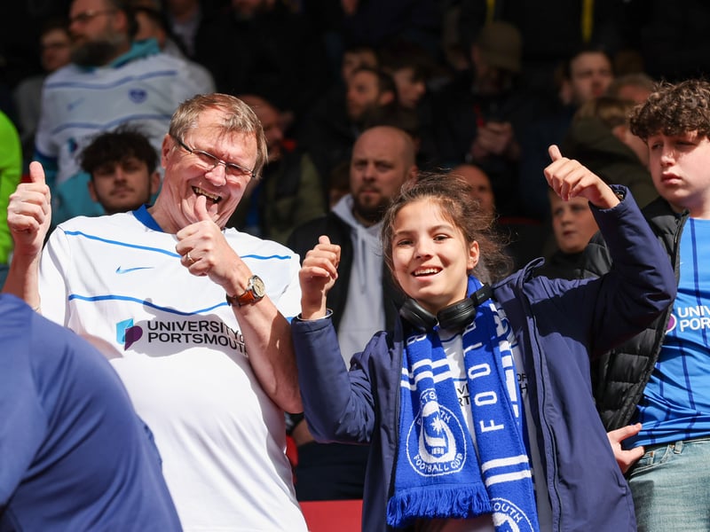Pompey fans roared their team on to a huge survival victory at promotion-chasing Middlesbrough.