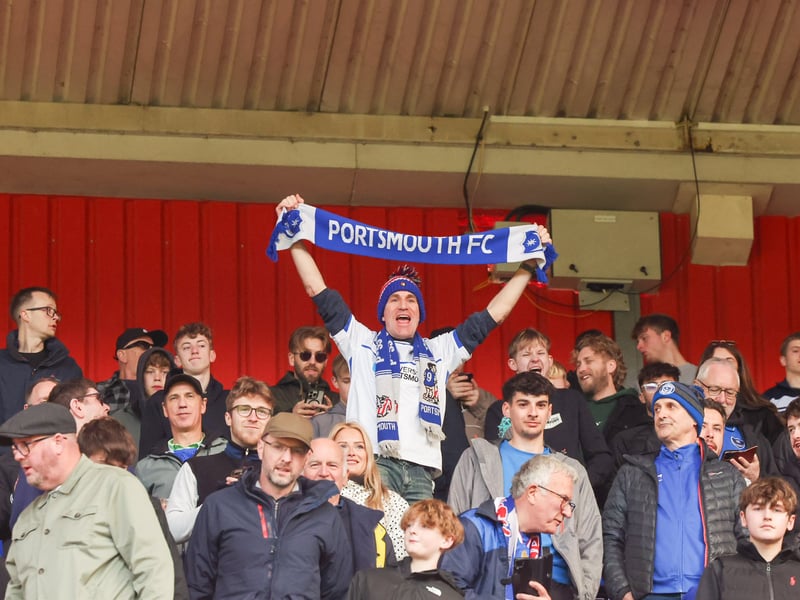 Pompey fans roared their team on to a huge survival victory at promotion-chasing Middlesbrough.