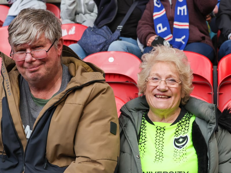 Pompey fans roared their team on to a huge survival victory at promotion-chasing Middlesbrough.