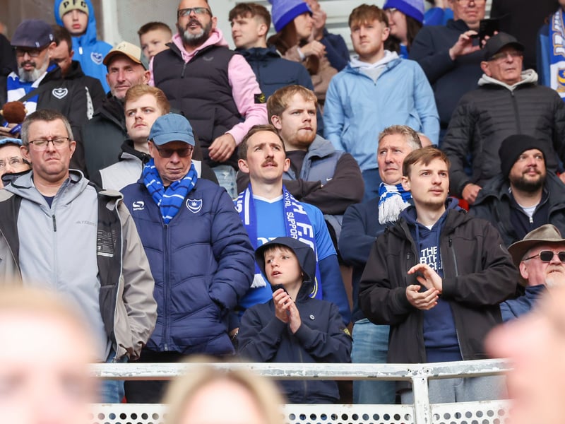 Pompey fans roared their team on to a huge survival victory at promotion-chasing Middlesbrough.