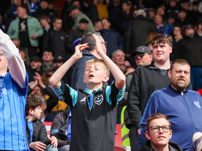 Pompey fans roared their team on to a huge survival victory at promotion-chasing Middlesbrough.