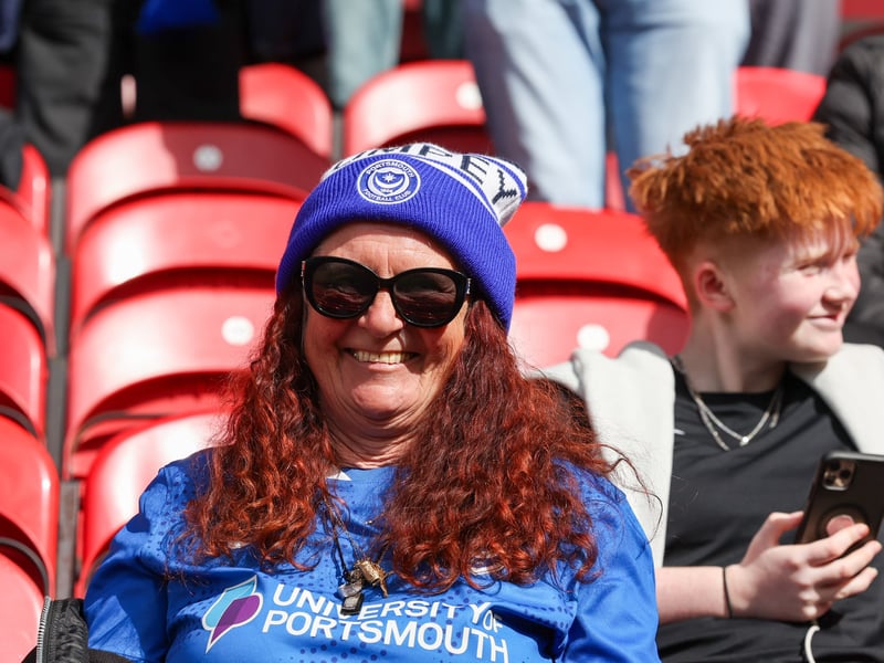 Pompey fans roared their team on to a huge survival victory at promotion-chasing Middlesbrough.