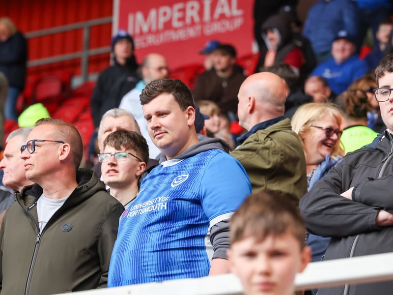 Pompey fans roared their team on to a huge survival victory at promotion-chasing Middlesbrough.