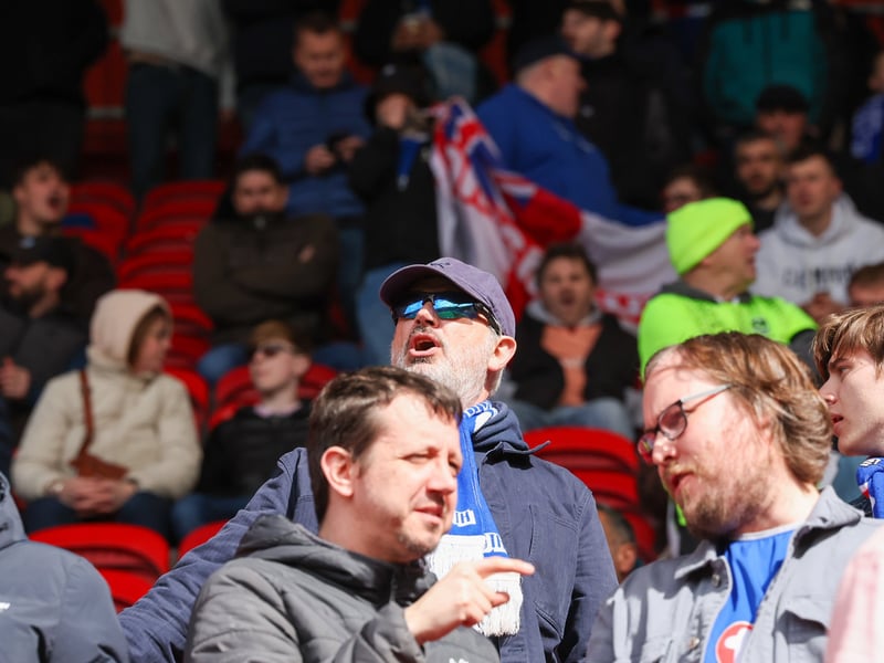Pompey fans roared their team on to a huge survival victory at promotion-chasing Middlesbrough.