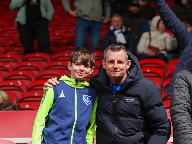 Pompey fans roared their team on to a huge survival victory at promotion-chasing Middlesbrough.