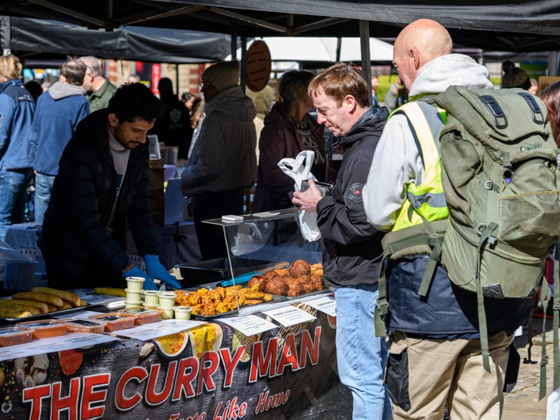 The Curry Man stall