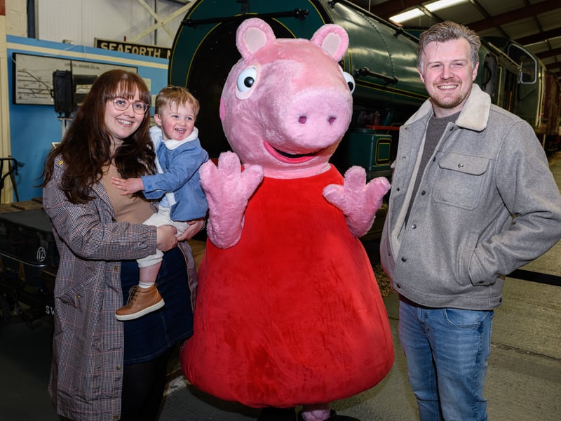 Peppa Pig said hello to plenty of families