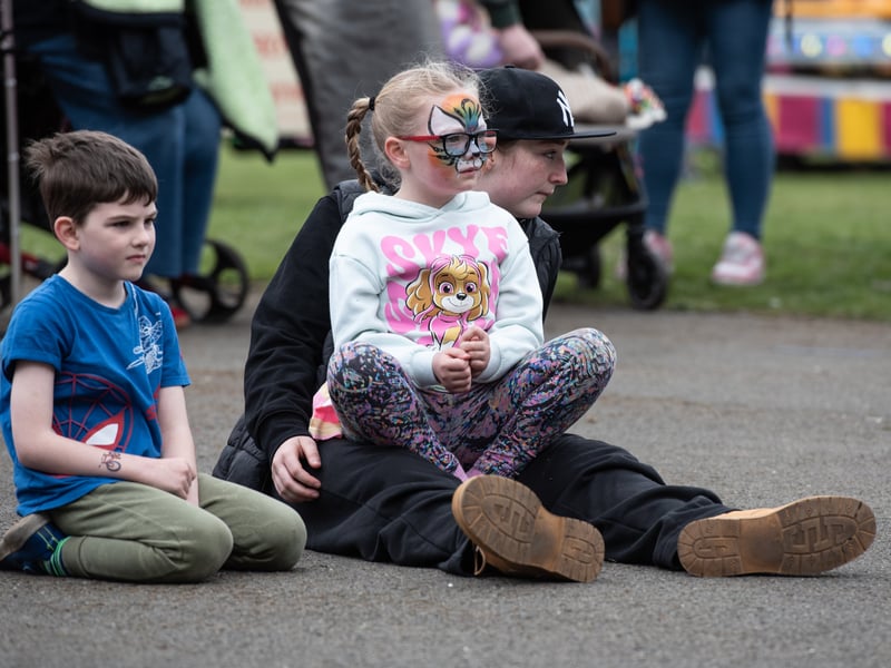 Face painting and family activities were on offer throughout the day.