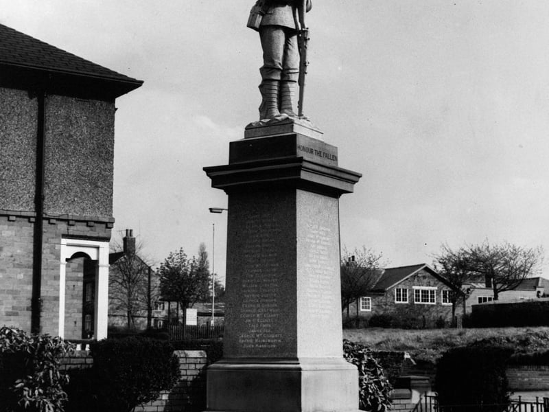 The names of the 44 men from Rothwell who gave their lives for their country during the 1939-45 was are being added to the town's war memorial in April 1961. The memorial was raised by public subscription after the First World War.