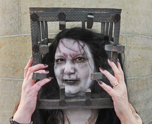 Julie Shaw of East End Park steps out of the box for Horror Fest.