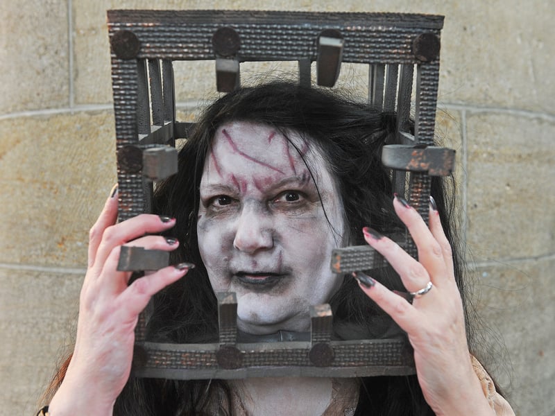 Julie Shaw of East End Park steps out of the box for Horror Fest.