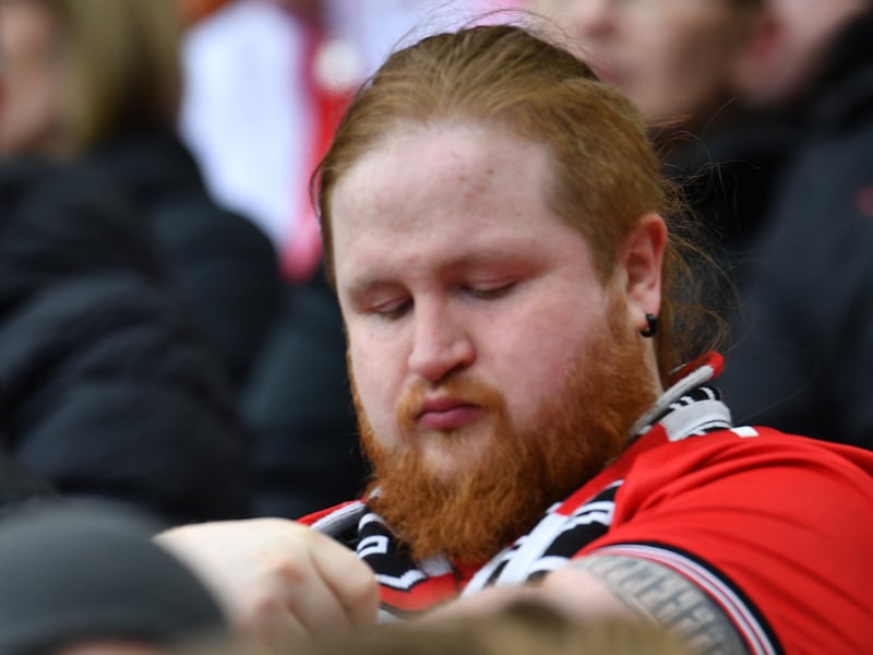 Sunderland fans pictured before, during and after the Tottenham game at the Stadium of Light. Photo by Frank Reid.
