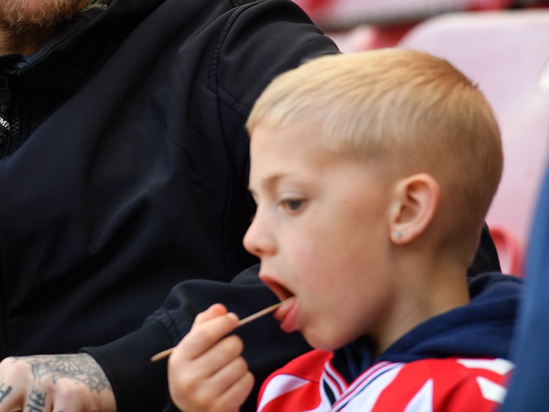 Sunderland fans pictured before, during and after the Tottenham game at the Stadium of Light. Photo by Frank Reid.