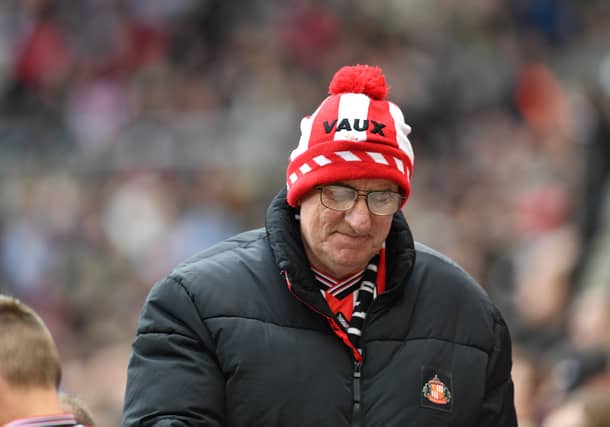 Sunderland fans pictured before, during and after the Tottenham game at the Stadium of Light. Photo by Frank Reid.