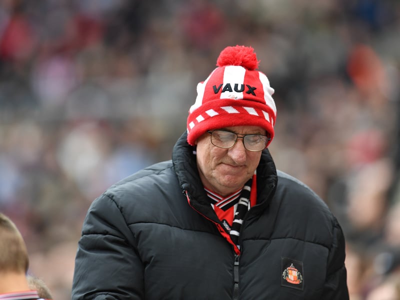 Sunderland fans pictured before, during and after the Tottenham game at the Stadium of Light. Photo by Frank Reid.