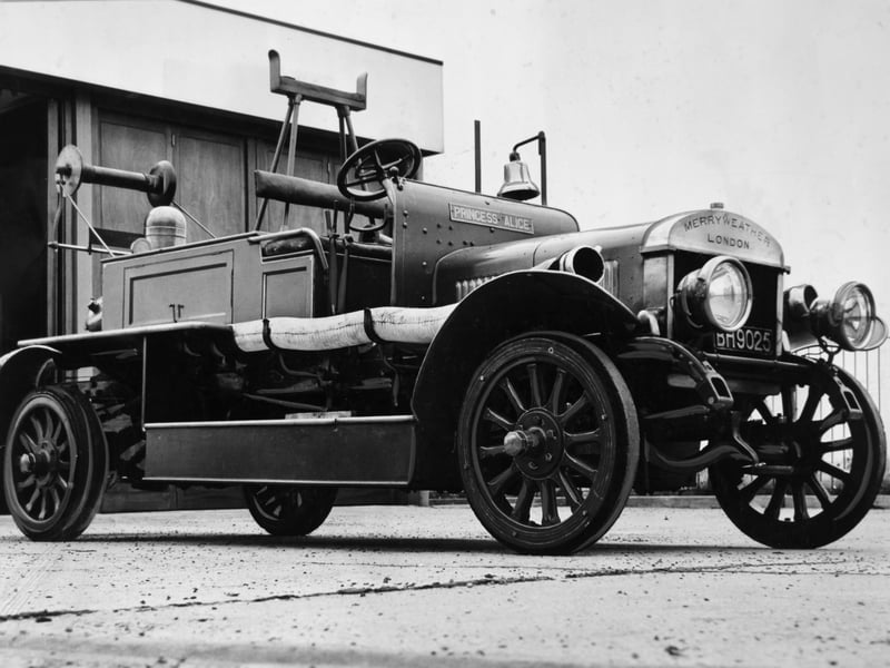 September 1966 and this 45 year old fire engine, once named 'Princess Alice' by Princess Alice of Athlone, was in retirement at Rothwell Fire Station.