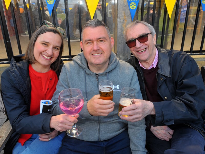 Kirsty and Matthew Turner and Neil Howard just chilling.