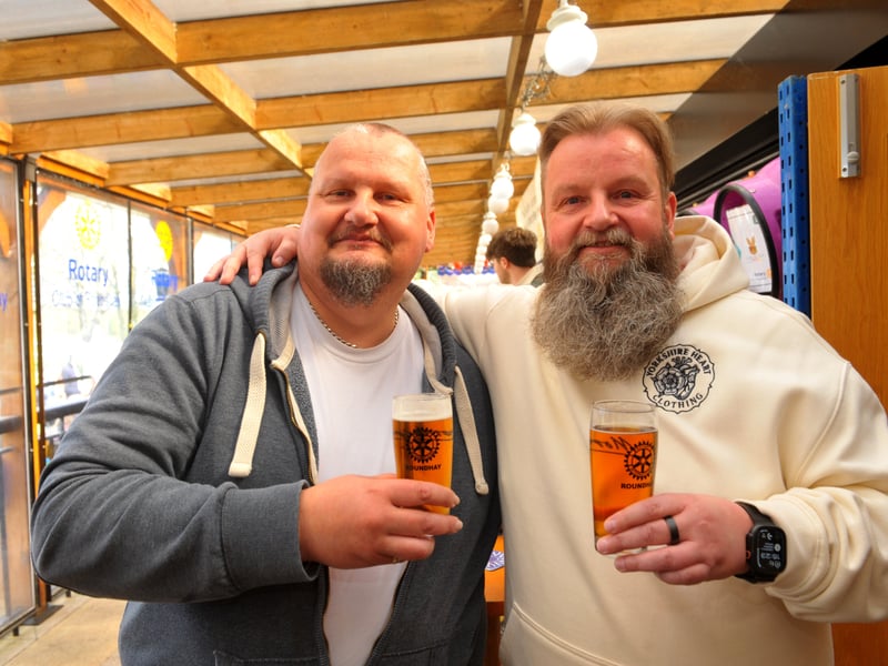 Brothers Rob and Dave Newsham back again for the festival.