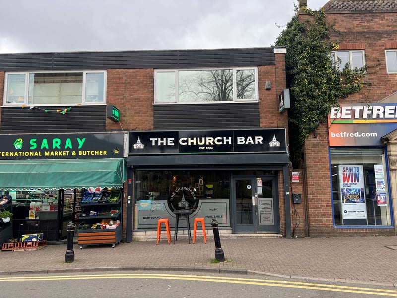 This extends to 833 sq ft on the ground floor and 407 sq ft on the first floor, is let to a business trading as The Church Bar on a ten-year term until December 2033.