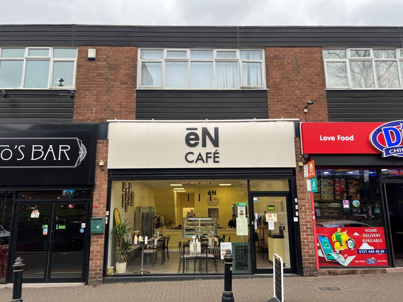 This extends to 804 sq ft on the ground floor and 415 sq ft on the first floor, is let to a business trading as ēN Café on a ten-year term until August 2029.