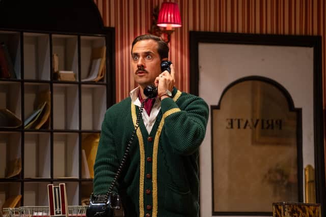 Danny Bayne as Basil Fawlty. 