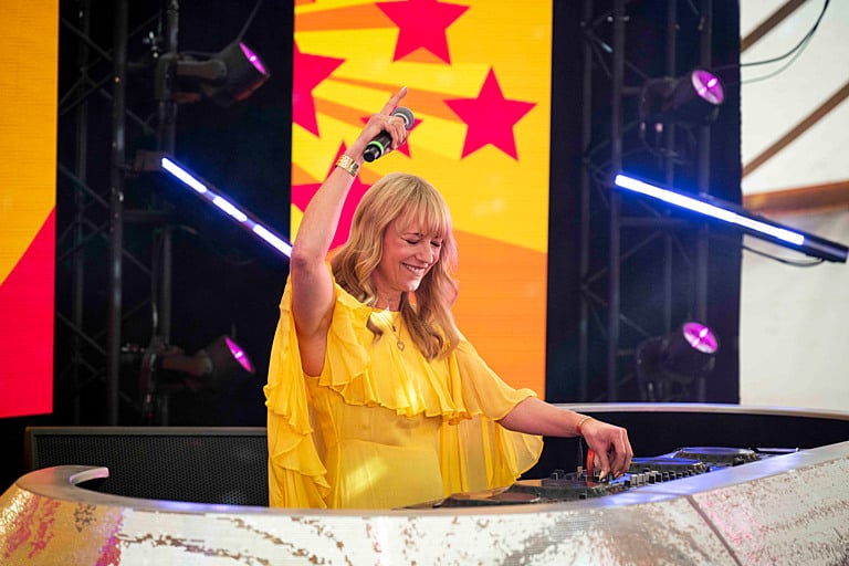 Sara Cox has already presented the BBC Radio 1 breakfast show so knows what the early shift is like. She's currently presenting the Radio 2 teatime show and is priced at 3/1 second favourite to switch slot.