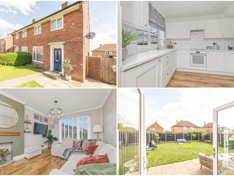 Beautifully presented first home in a peaceful yet well-connected East Leeds location. Offering open-plan kitchen, dining and living space plus a second reception room for added flexibility. Upstairs are two generous bedrooms and a high-spec bathroom. Outside, a large private, sun-filled garden provides excellent space for entertaining and relaxation, with easy access to Cross Gates, The Springs and Temple Newsam.