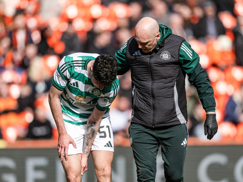The 19-year-old won't be available for the next few games due to a knee problem.
