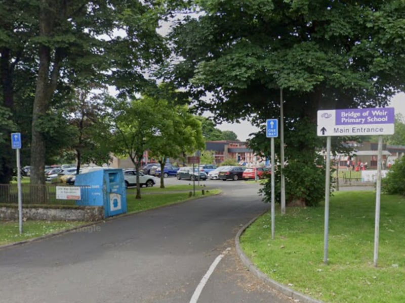 Bridge Of Weir Primary School, located in the village of the same name, is the second of three Renfrewshire primaries to score the full 400 marks in the report. Fewer than 10 per cent of its 413 pupils are classed as 'very deprived'.