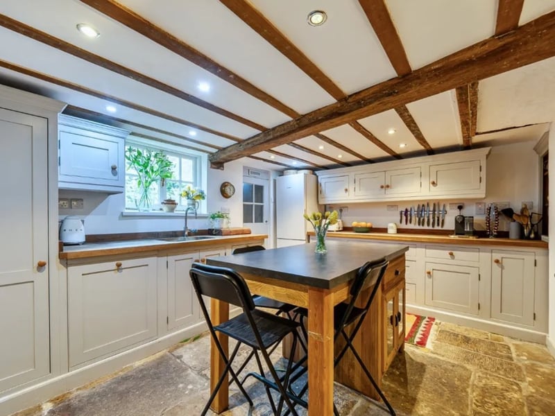 Inside Old Portsmouth's distinctive blue house which has hit the market for £750,000.
