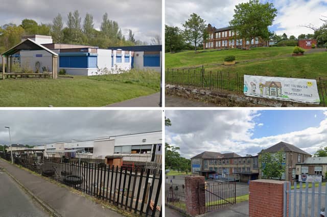 Four of the best performing primary schools in Renfrewshire.
