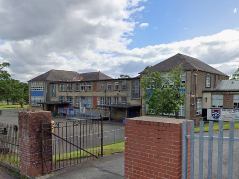 Between 50-60 per cent of the 189 pupils who go to Paisley's Brediland Primary School are classed as 'very deprived' but the school still scored an excellent 380 points in the report. 10 marks were dropped in each of the numeracy and writing categories.