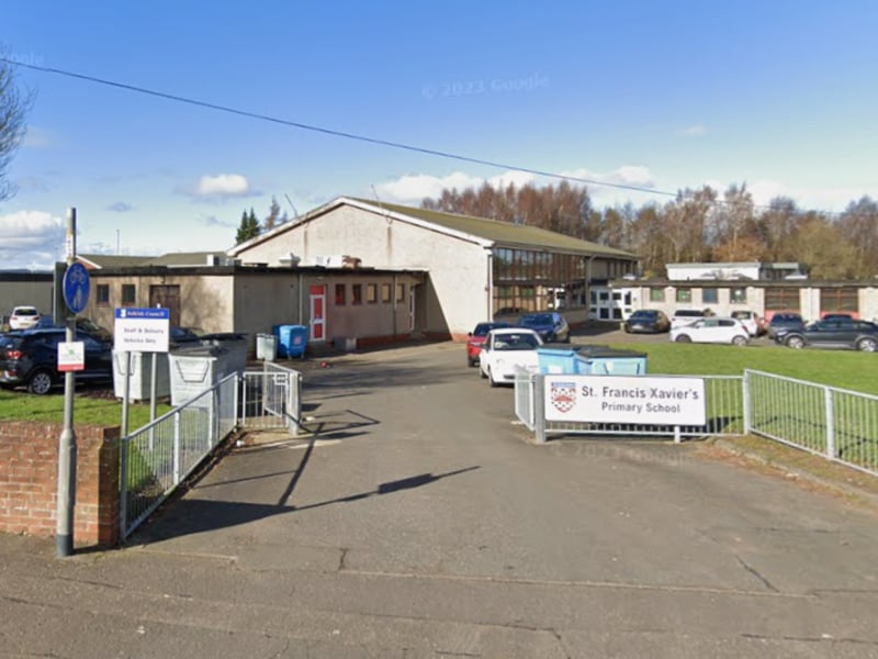St Francis Xavier's RC Primary School is one of two Falkrik primaries to score a near-perfect 390 points in the report - just dropping 10 marks in the numeracy category. Between 20-30 per cent of its 418 pupils come from 'very deprived' families.