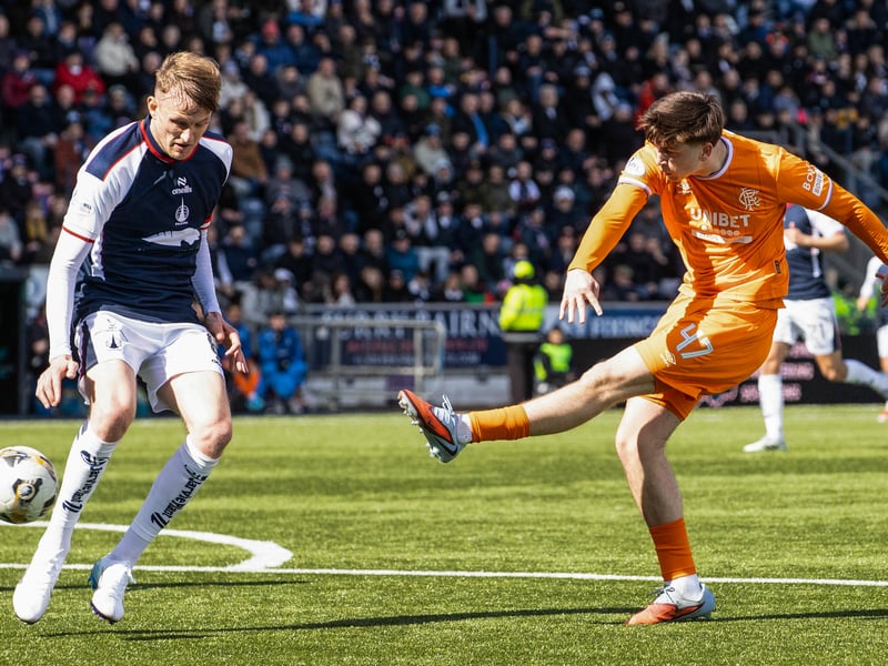 The teenager arrived on loan from Tottenham Hotspur as a player with a reputation as one of the country's best young playmakers. It took him a little while to get going, but he truly found his stride when Danny Rohl arrived as head coach in October, creating 51 chances for his team this season. He's scored six goals and assisted three more in all competitions at Ibrox this season.