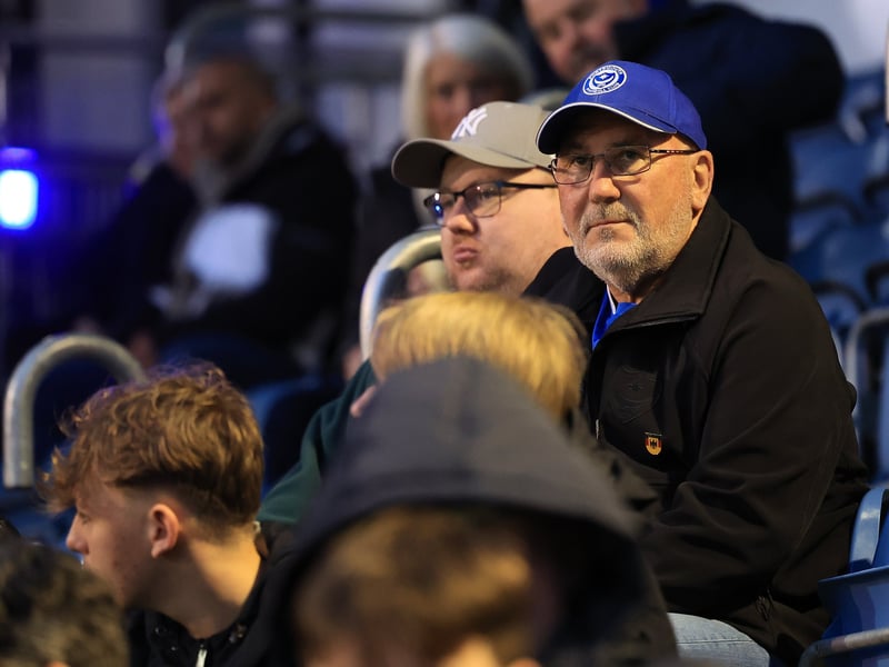 Brilliant photos of jubilant Pompey faithful celebrating triumph over Ipswich Town under the lights at Fratton.