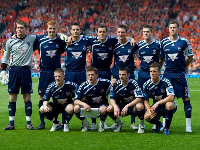 The Staggies' last cup final appearance came against Dundee United almost 16 years ago to the day. It wasn't a day to remember for them, though, with Dundee United running out comfortable 3-0 winners.