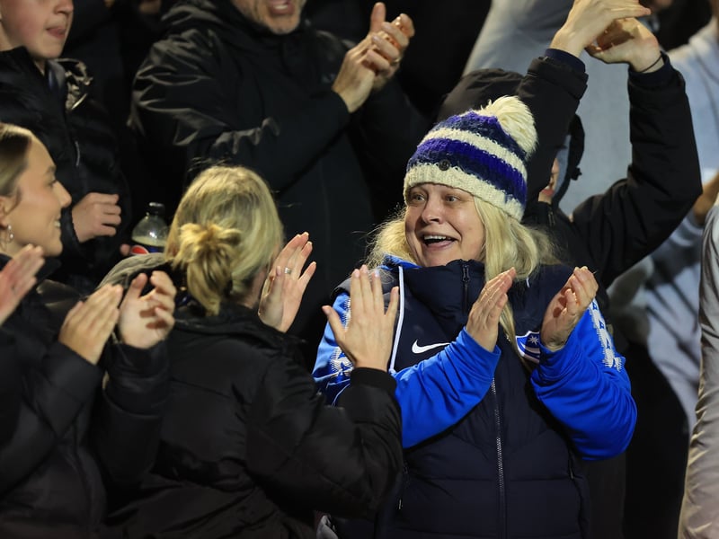 Brilliant photos of jubilant Pompey faithful celebrating triumph over Ipswich Town under the lights at Fratton.