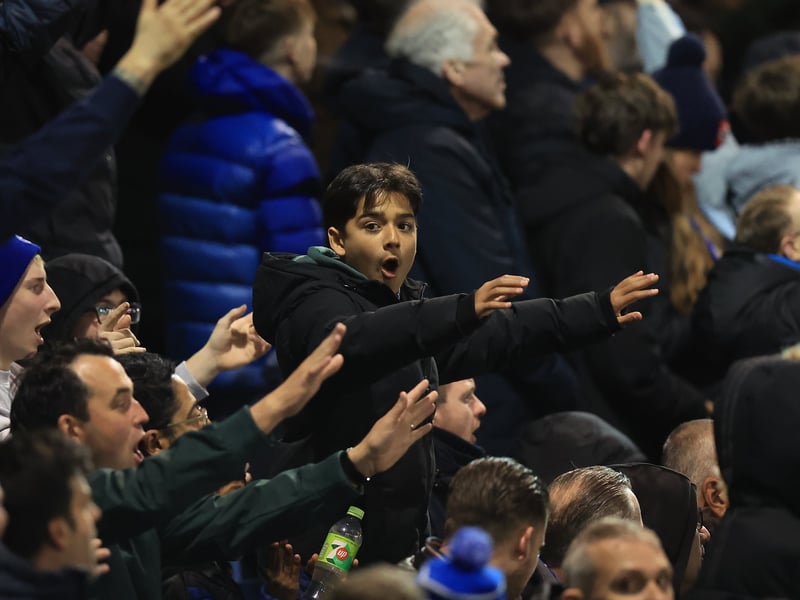 Brilliant photos of jubilant Pompey faithful celebrating triumph over Ipswich Town under the lights at Fratton.
