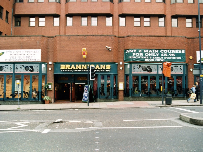 Brannigans bar and nightclub pictured in October 1999.