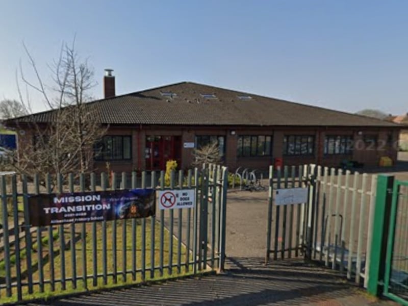 Aitkenhead Primary School in Uddingston scored 390 points in the report - dropping 10 marks in the reading category. 10-20 per cent of the school's 182 pupils come from 'very deprived' families.