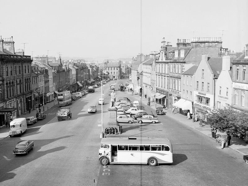 High Street in Montrose, Angus, pictured, looking north, in September 1959