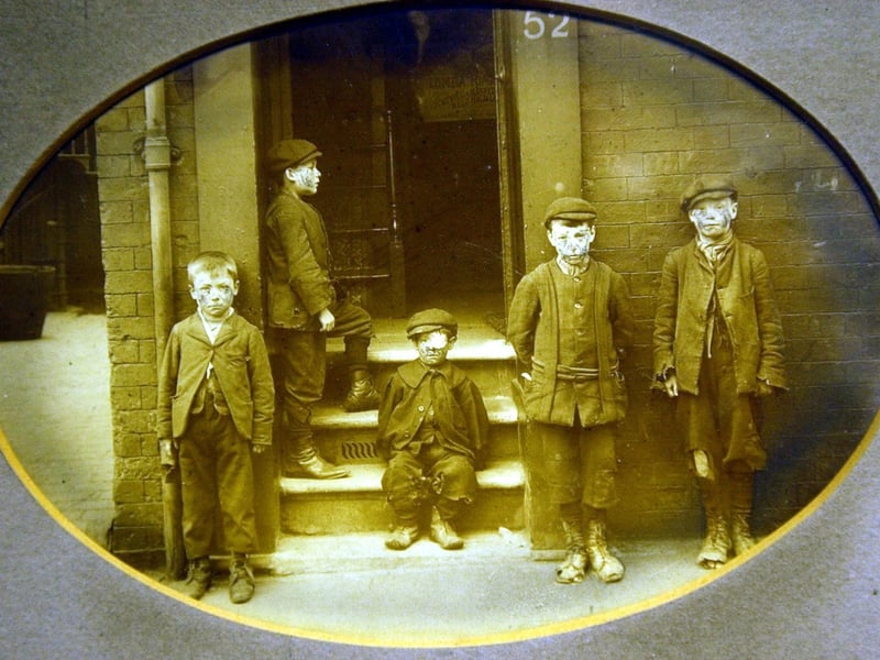 The typical sort of child from the slums who would go on the holiday camp in Silverdale.