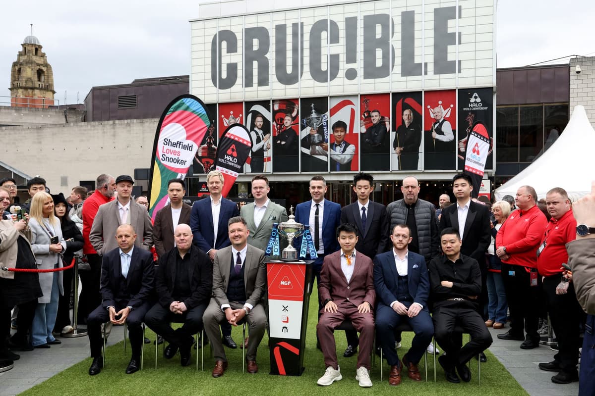 Willkommen zu Hause! Die Snooker-Weltmeisterschaft startet stilvoll im ...